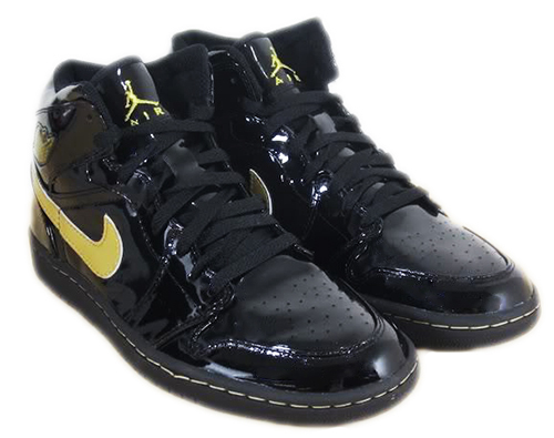 Air Jordan Retro 1 Patent Black/Gold